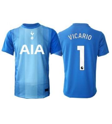 Tottenham Hotspur Guglielmo Vicario #1 Målmand Udebanetrøje 2025-26 Kortærmet